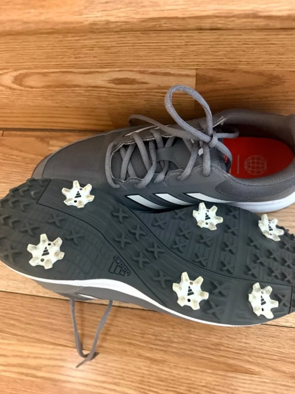 Adidas Men's Sneakers US 9 Gray and White